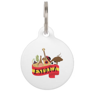 Placa Para Mascotas Espana
