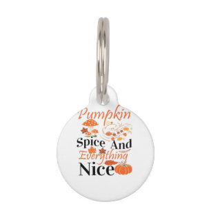 Placa Para Mascotas Especias De Calabaza Y Todo Lo Bonito Mem Cute Y G