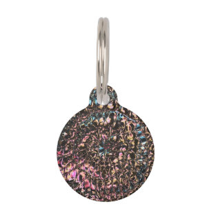 Placa Para Mascotas Espiral Gemstone