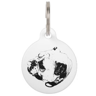 Placa Para Mascotas Espíritu tranquilo fiel