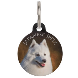 Placa Para Mascotas Espitz japonés