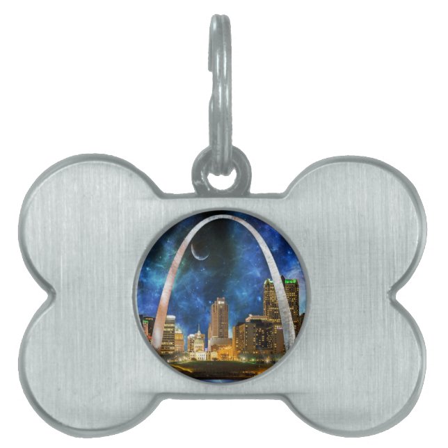 Placa Para Mascotas Esquina de Spacey St. Louis (Frente)