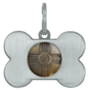 Placa Para Mascotas Estado Zia de New México