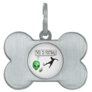 Placa Para Mascotas Esto Es Fútbol