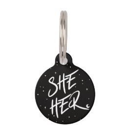 Placa Para Mascotas Estrellas que pronuncia