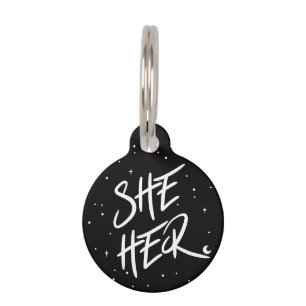 Placa Para Mascotas Estrellas que pronuncia