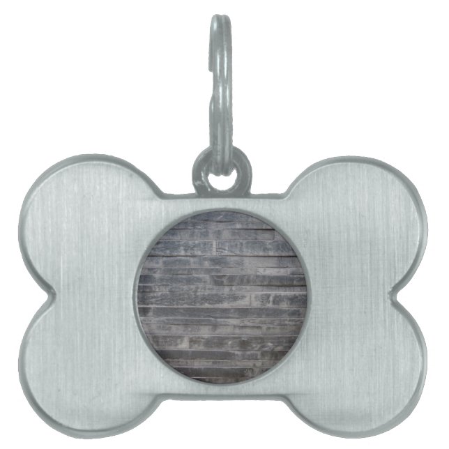 Placa Para Mascotas Estructura de piedra (Frente)