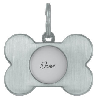 Placa Para Mascotas Etiqueta con el nombre de la mascota