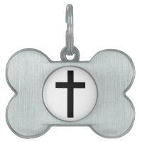 ETIQUETA "CRUZ CRISTIANA" DE PET