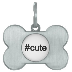 Placa Para Mascotas Etiqueta #Cute