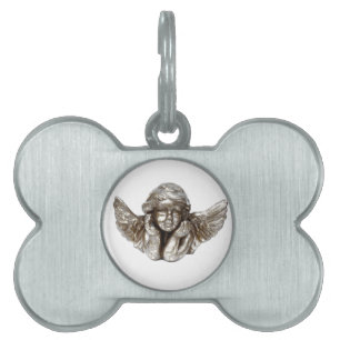Placa Para Mascotas Etiqueta de ángel de mascota Guardian