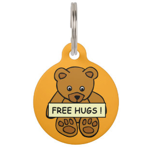 Placa Para Mascotas Etiqueta de encargo del mascota del peluche libre