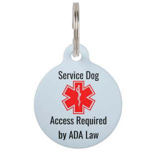 Placa Para Mascotas Etiqueta de identificación/cuello de perro de serv