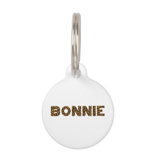 Placa Para Mascotas Etiqueta de identificación de Bonnie