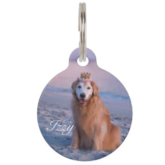 Placa Para Mascotas Etiqueta de identificación de collar personalizado