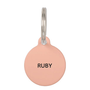 Placa Para Mascotas Etiqueta de identificación de mascota Color Suave