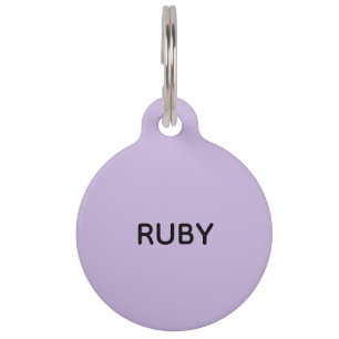 Placa Para Mascotas Etiqueta de identificación de mascota Color Suave