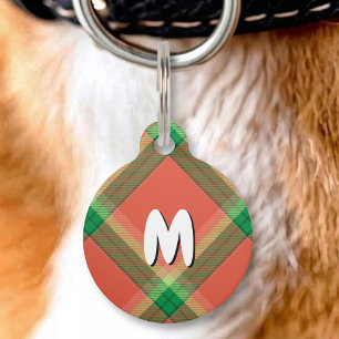 Placa Para Mascotas Etiqueta de identificación de mascota con estampad