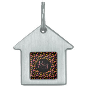 Placa Para Mascotas Etiqueta de identificación de mascota con nombre y