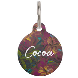 Placa Para Mascotas Etiqueta de identificación de mascota de Aloha - P