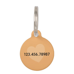 Placa Para Mascotas Etiqueta de identificación de mascota de color de