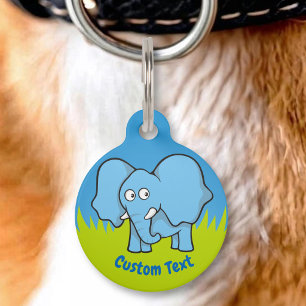 Placa Para Mascotas Etiqueta de identificación de mascota de dibujos a