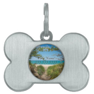 Placa Para Mascotas Etiqueta de identificación de mascota de la tranqu