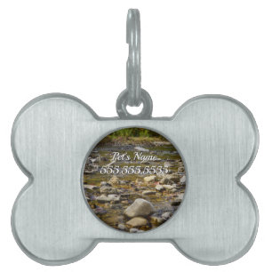 Placa Para Mascotas Etiqueta de identificación de mascota de ruta roco