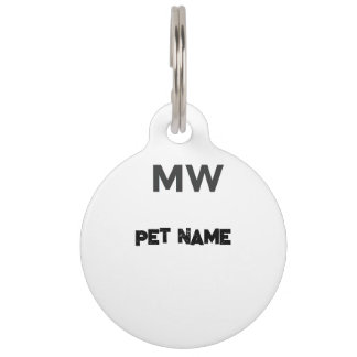 Placa Para Mascotas Etiqueta de identificación de mascota personalizab