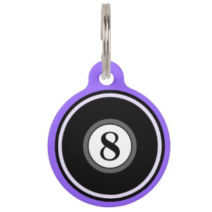 Placa Para Mascotas Etiqueta de identificación de mascotas - 8 bolas -