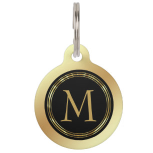 Placa Para Mascotas Etiqueta de identificación de mascotas de círculos