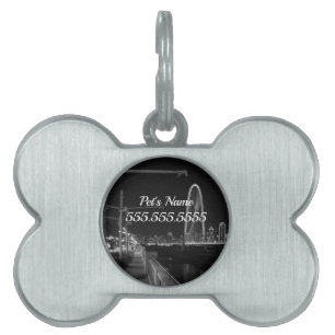 Placa Para Mascotas Etiqueta de identificación de mascotas de escala d