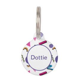 Placa Para Mascotas Etiqueta de identificación de mascotas de formas d