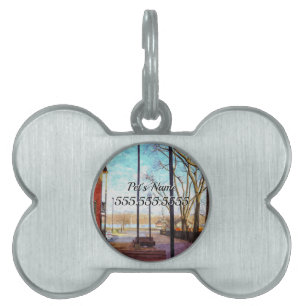 Placa Para Mascotas Etiqueta de identificación de mascotas de St Charl