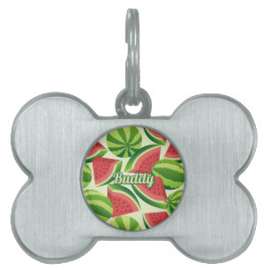 Placa Para Mascotas Etiqueta de identificación de mascotas del patrón
