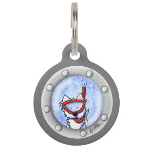 Placa Para Mascotas Etiqueta de identificación de mascotas KiniArt Sno