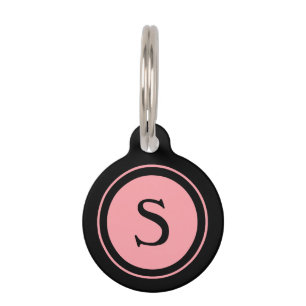 Placa Para Mascotas Etiqueta de identificación de mascotas - Monogram