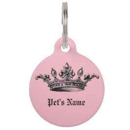 Placa Para Mascotas Etiqueta de identificación de nombre de Mascota ro