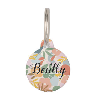 Placa Para Mascotas Etiqueta de identificación de perro de Bulldog con