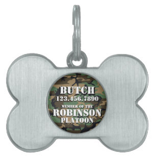 Placa Para Mascotas Etiqueta de identificación de perro de personaliza