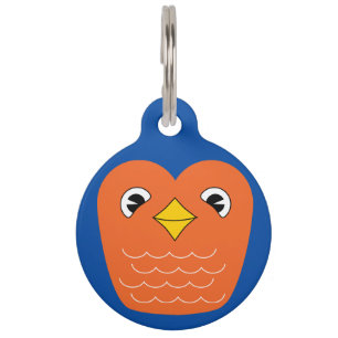 Placa Para Mascotas Etiqueta de identificación del mascota de pájaro a