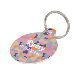 Placa Para Mascotas Etiqueta de identificación del mascota por motivos