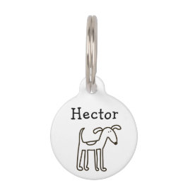 Placa Para Mascotas Etiqueta de identificación del perro