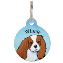 Etiqueta de identificación para mascotas Cavalier 