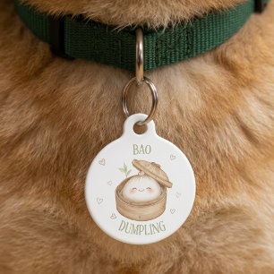 Placa Para Mascotas Etiqueta de identificación para mascotas con comid