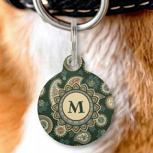 Placa Para Mascotas Etiqueta de identificación para mascotas con patró