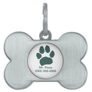 Placa Para Mascotas Etiqueta de identificación para mascotas Mr. Paws 