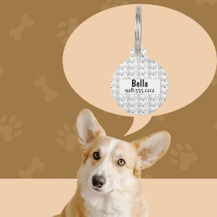 Placa Para Mascotas Etiqueta de identificación personalizada divertida
