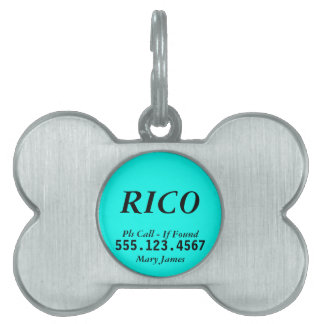 Placa Para Mascotas Etiqueta de la identificación del mascota - diseño