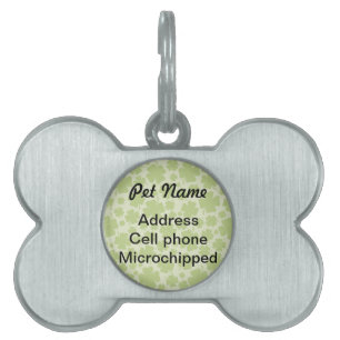 Placa Para Mascotas Etiqueta de la mascota de personalizado